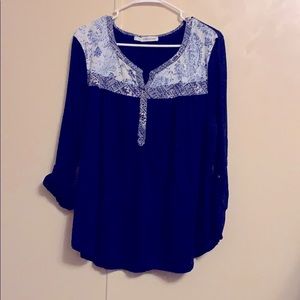 Maurices Blue Blouse